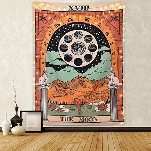 Tarot Tapestry The Moon Divination Gift